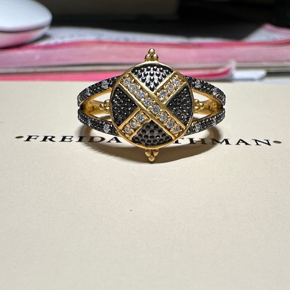 Freida Rothman Gold and Silver Ring